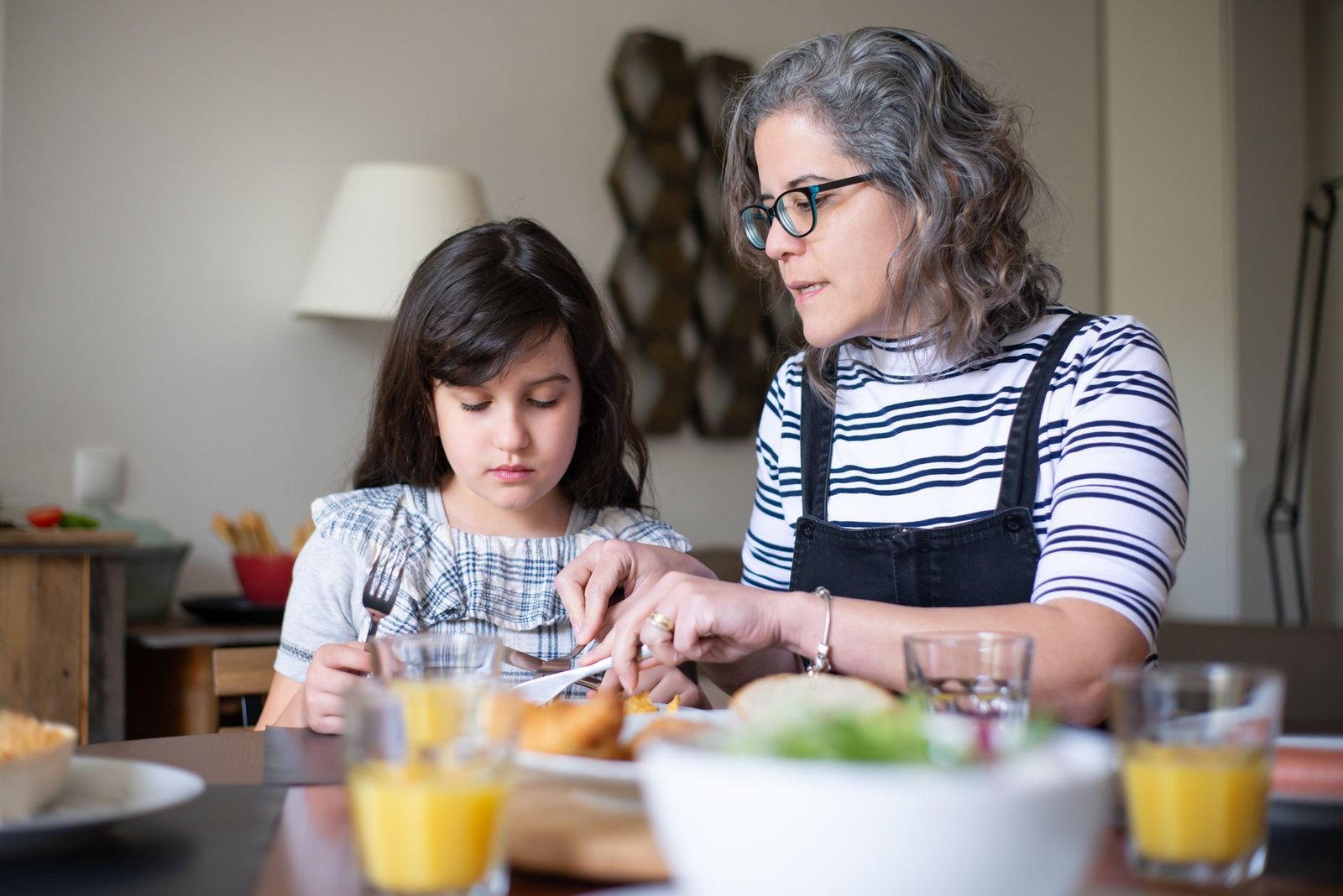 Veteran and family member reviewing a claims file together after requesting it from the VA